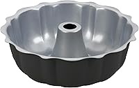Cuisinart Chef's Classic 9.5-Inch Nonstick Fluted Bundt Cake Pan - Even Heating, Warp-Resistant, Dishwasher Safe