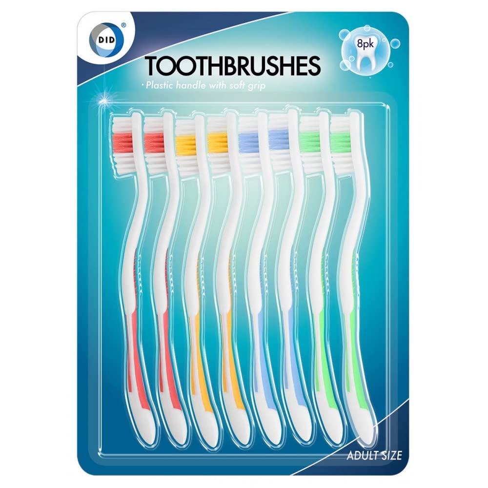 Toothbrushes Pack of 8 Great Value Tooth Brush Set
