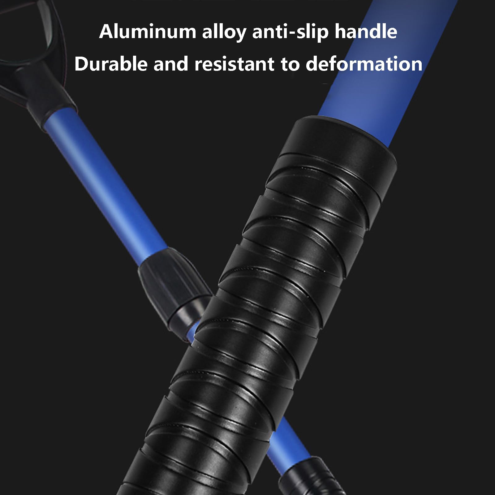 JOCHEN Pala de Nieve Plegable para Coche, Pala quitanieves portátil de Emergencia con Mango ergonómico en Forma de D y Mango retráctil de Aluminio para Maletero de Coche, Motos de Nieve, Camping