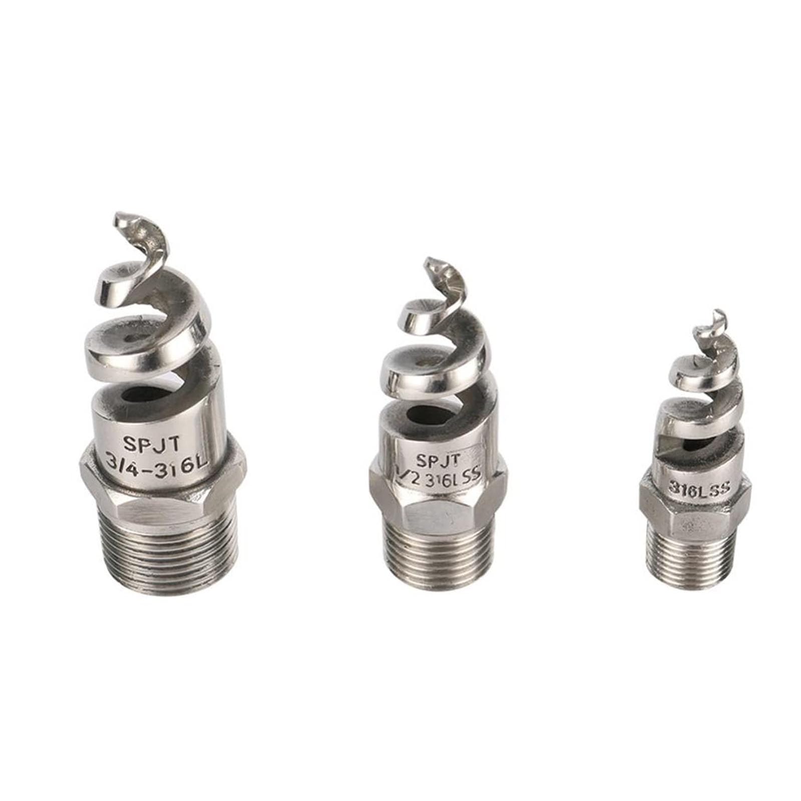 Buse à jet spirale 120° en inox 1" : finissez-en avec le tartre lors du rinçage industriel