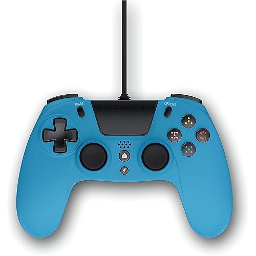 Gioteck VX4 Wired Blue Controller (PS4 & PC) (PS4)