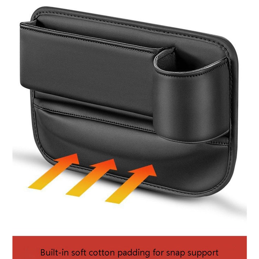 Organizer Autositz LüCken Für Fiesta MK6 2002-2012, Aufbewahrungsbox Autositze Lücken Gap Storage Box Auto Seitentaschen Handys Geldbörse,H
