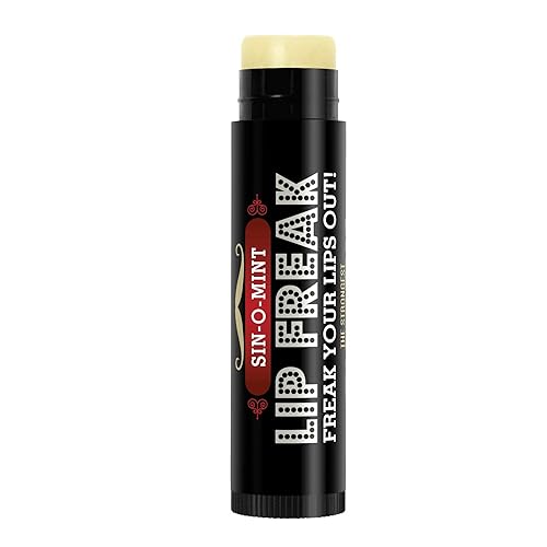 Miniatura 4 de Doctor Lip Bang's Bálsamo labial BUZZING  Lip Freak  100% natural  Libre de crueldad  Freak labial saborizado (Sin-O-Mint)
