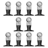 Vista 1 de Fein StarLock - Hoja de sierra oscilante de precisión E-Cut BiMetal Forma extra ancha de 2-12 pulgadas de ancho para madera, paneles de yeso