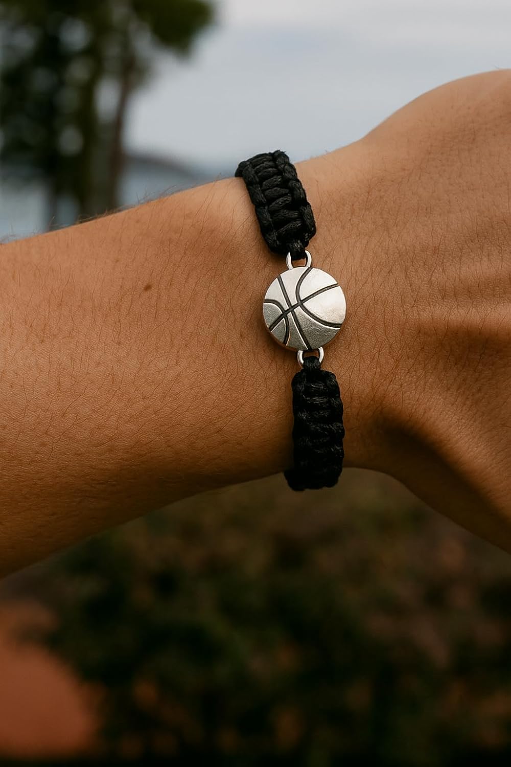 Basketball Bracelet-Unisex Charm Bracelet - Adjustable Friendship Bracelet Basketball Gifts Sports Bracelets Basketballs Jewelry - Image 2