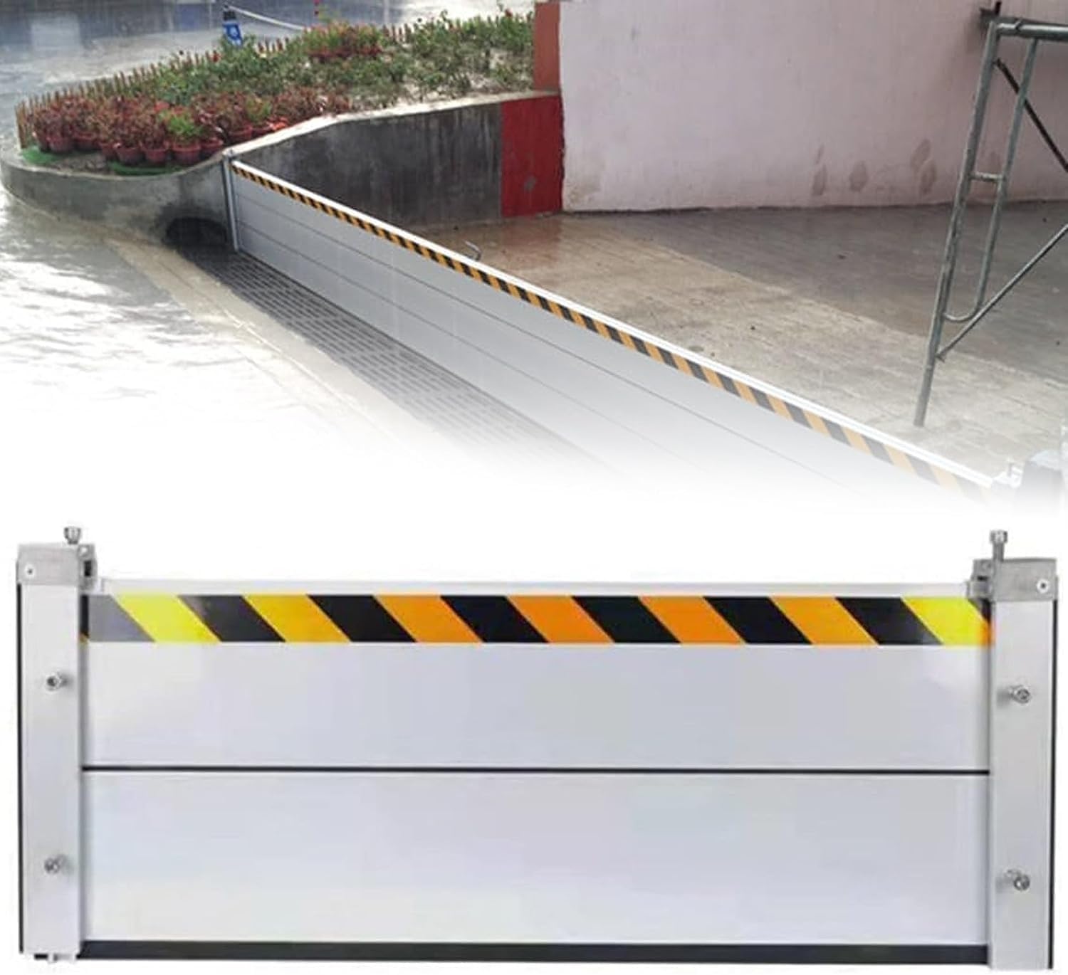 Barrière de protection contre les inondations de garage 100x40