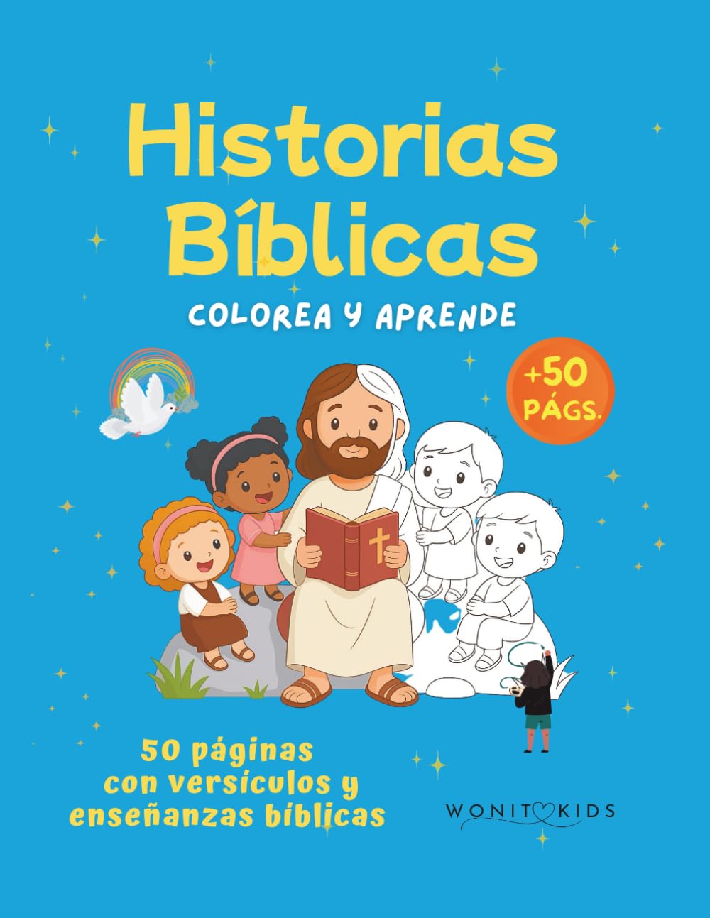 Historias Bíblicas: Colorea y aprende