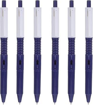 6Pcs Water Gun Pen Set Retractable Ballpoint Spray Pens for Pranks Writable for Kids and Adults School Office Supplies