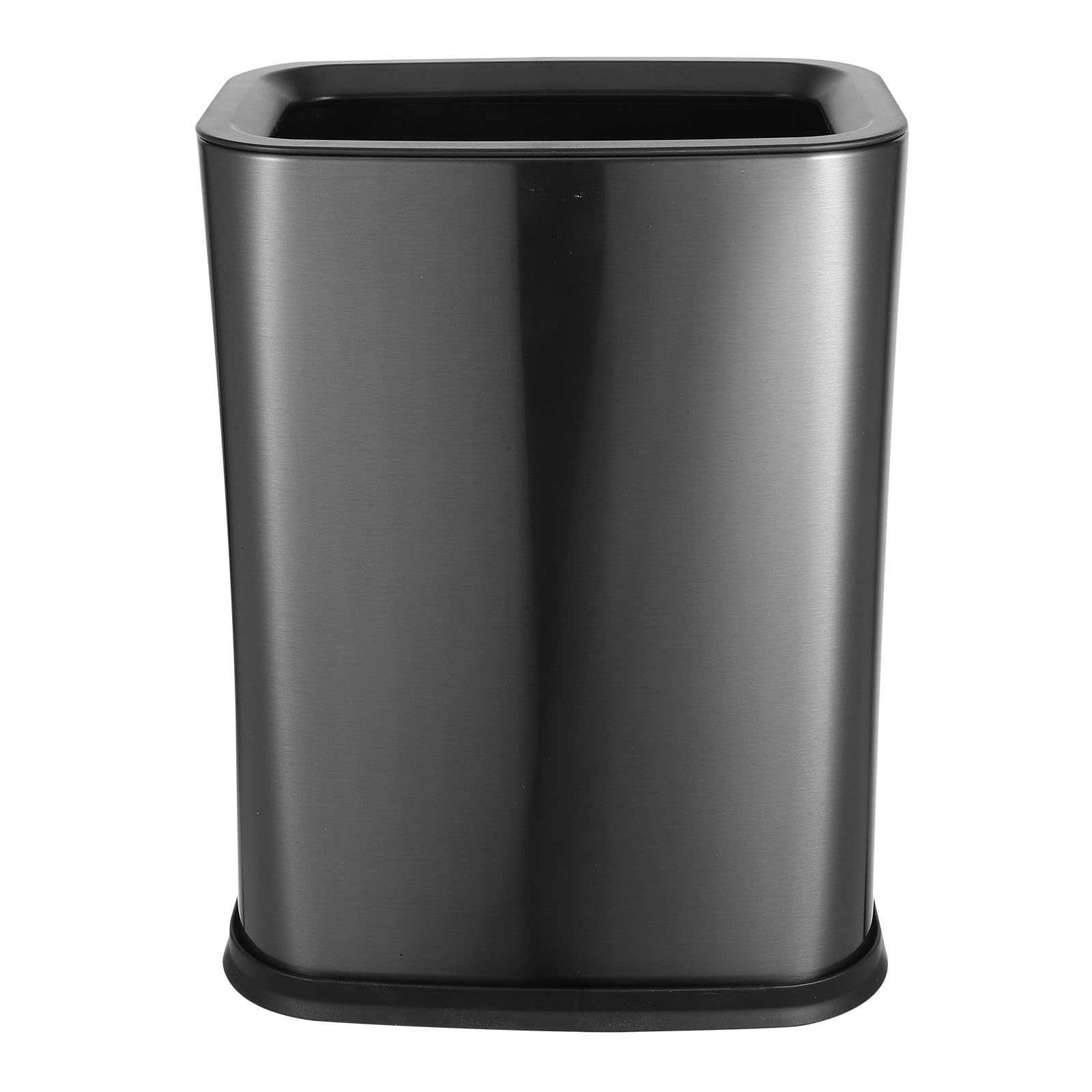 NUOBESTY Cubo de Basura con Doble Cubo de Acero Inoxidable y Tapa Abierta