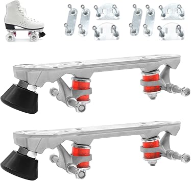 Roller Skate Base Kit Two-Row Shoes Modification Bracket | Roller Skate Bracket for Travel Park Indoor Outdoor Family Women Men Friends