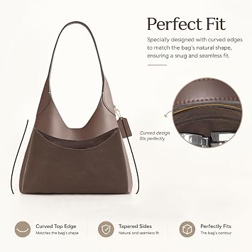 LOUKAYCCI Purse Organizer Insert for Coach Brooklyn 28 Shoulder Bag