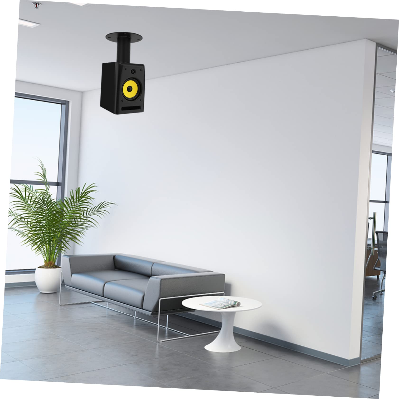 POPETPOP 2 Pcs Iron Speaker Bracket Trays for Stage Performances Metal Speaker Bases Tripod Trays