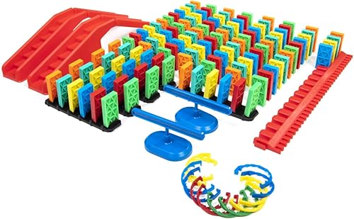 Miniatura 5 de Bulk Dominoes Kit de dominó cinético  Juego de dominó, juguetes pequeños STEM STEAM, juegos familiares para niños, juguetes y juegos para niños,