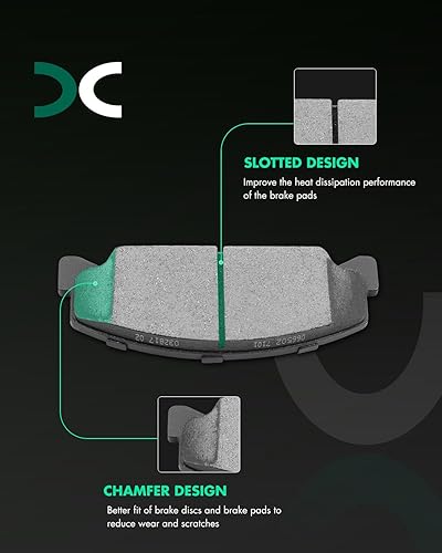 Miniatura 2 de SCITOO D841 Semi Metallic Brake Pads Kits Front Replacement For Chrysler PT Cruiser 2001-2010,For Dodge Neon 2003-2005