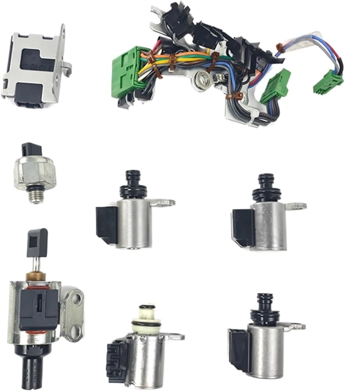 CVT Transmission Solenoid Valve Kit JF011 One Senor Compatible For Nissan Rogue L4 2.5L