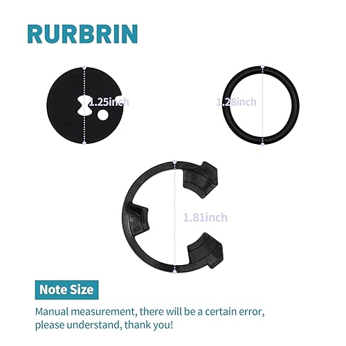 Miniatura 7 de (12 piezas) 7204362 Junta y clip de suavizador de agua de 34 pulgadas y kit de junta tórica para la mayoría de los suavizadores de agua GE Kenmore