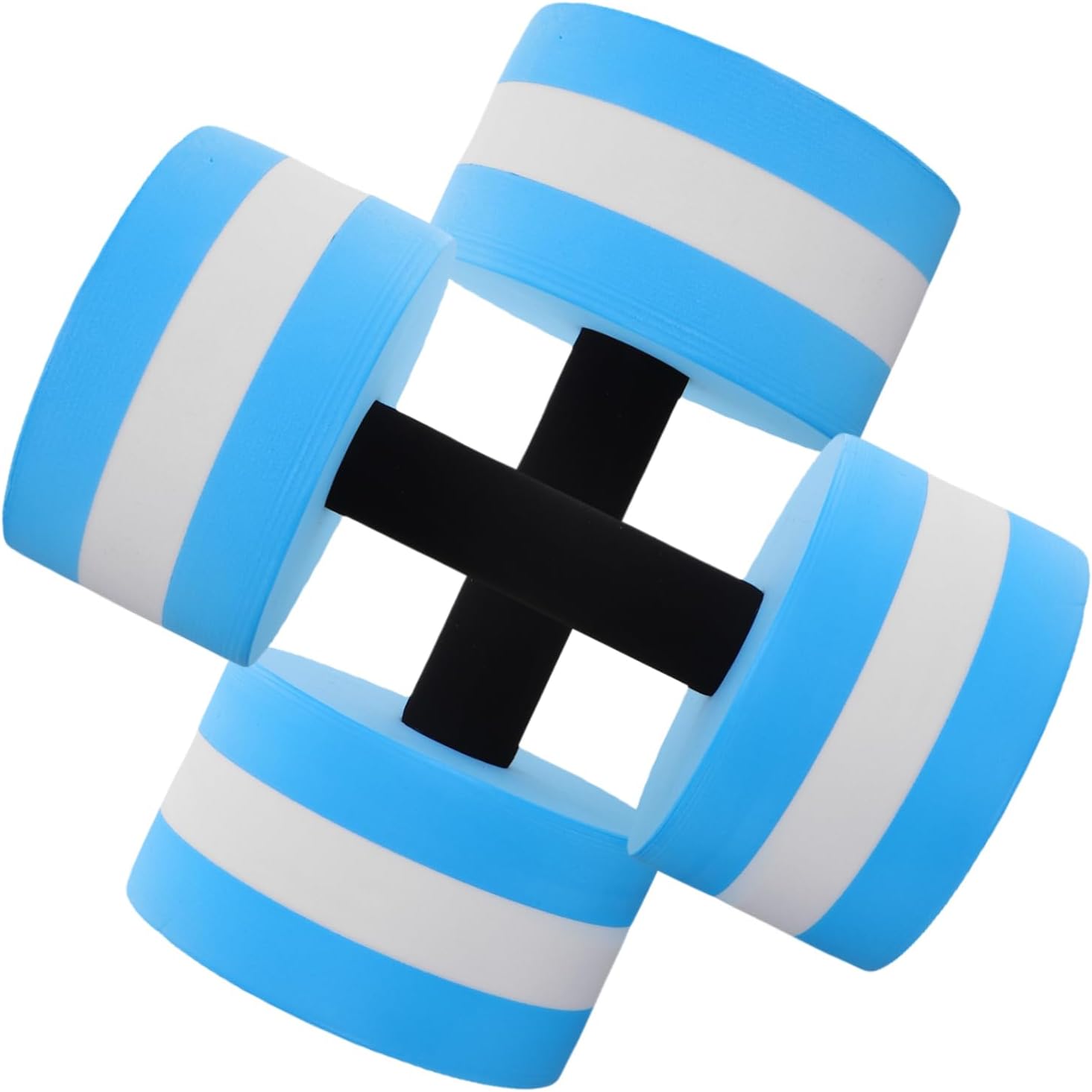 YARNOW 2pcs Water Dumbbells for Aquatic Workouts Foam Barbells for Men Women Lightweight Resistance Training Equipment for Pool and Beach Exercise