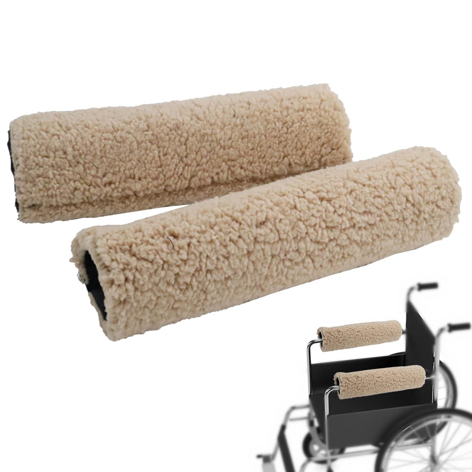 Fowybe Wheelchair Armrest Pads - Self-Adhesive Foam Cushion Padding For Long-Lasting Use,Arm Rest Padded Cover For & Transport Chair & Mobility Scooter