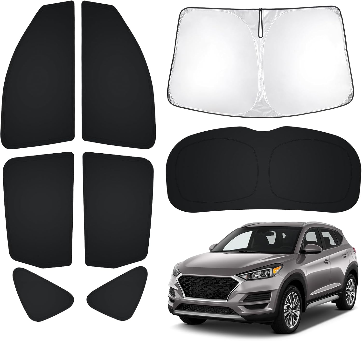 T TGBROS Custom Fit for Windows Sunshade Hyundai Tucson