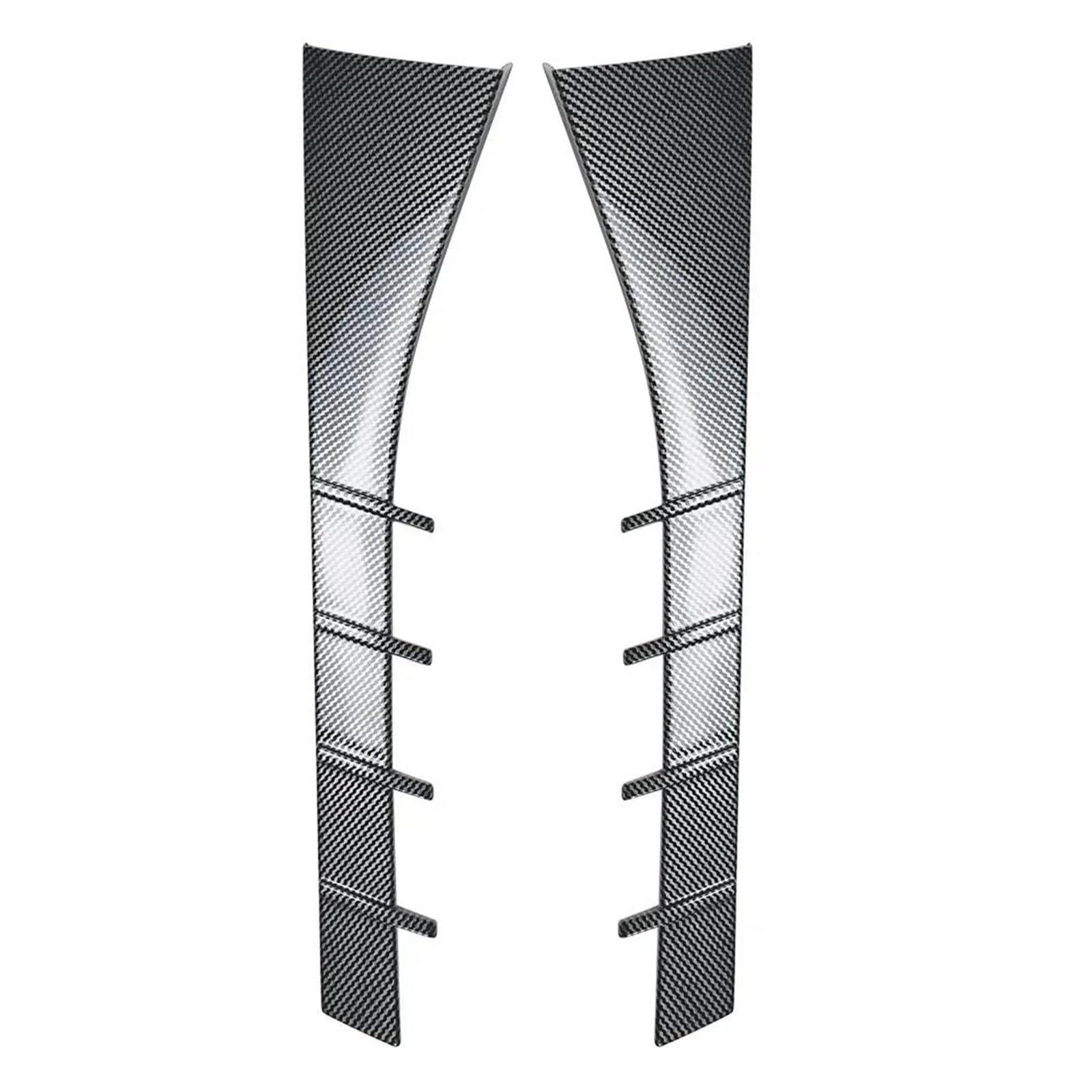 Laterale Lunotto Posteriore Ala Trim Per Serie 3 Per G21 Touring 2019-2024 Adesivi Per Copertura Ala Laterale Bagagliaio Tuning 2 Pezzi ABS Lunotto Posteriore Spoiler(Carbon Look)