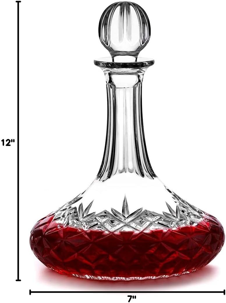 Godinger Wine Decanter Carafe, Dublin Collection Wine Decanter Aerator - Wine Gifts - Image 2