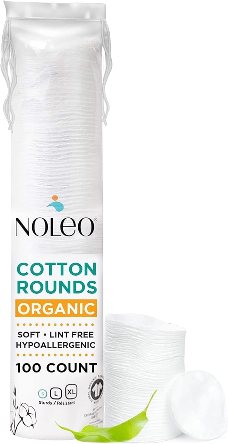 NOLEO Cotton Rounds (3x300 Count)