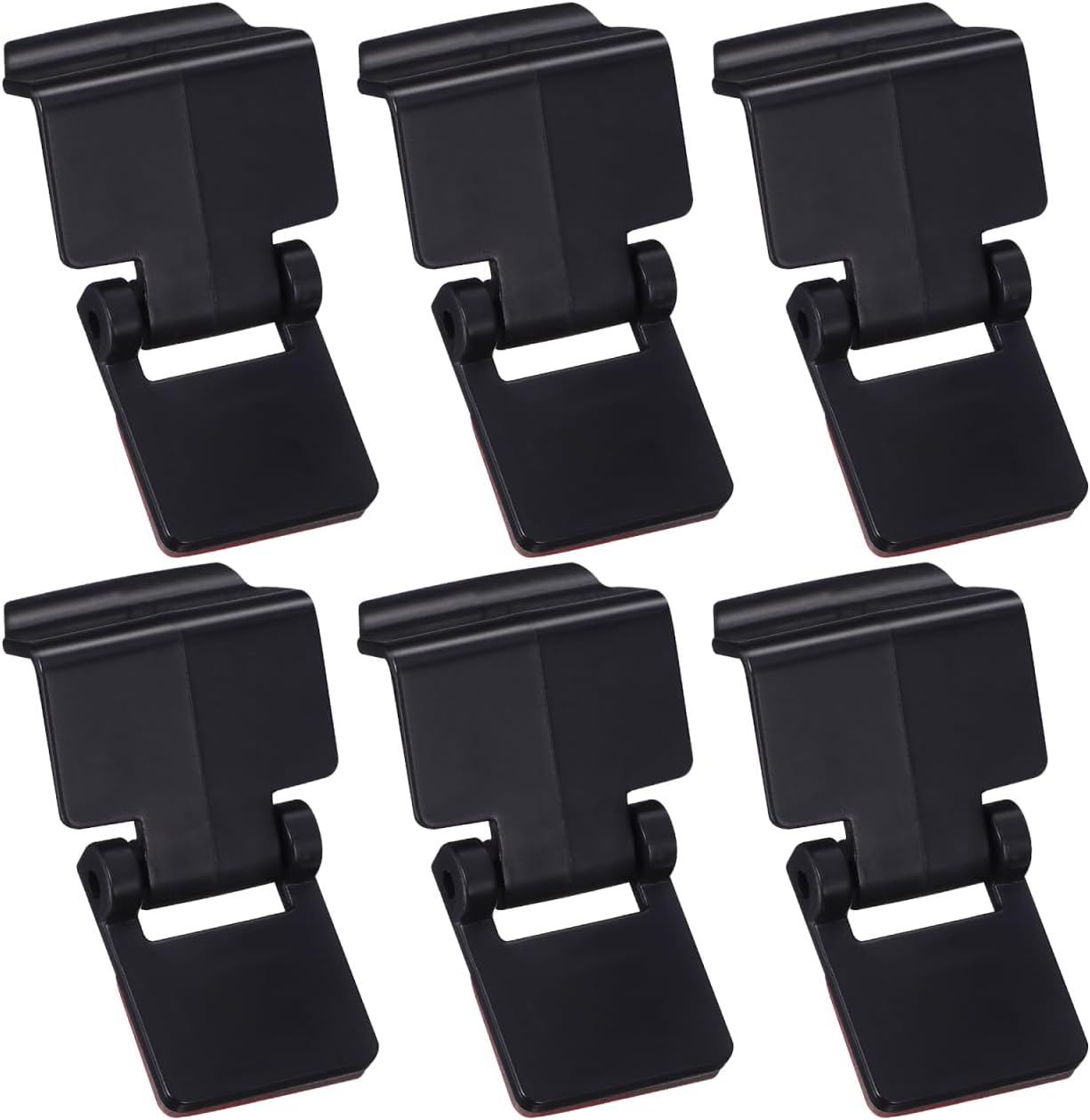 6Pcs Black Plastic Reptile Tank Lid Locks – Prevent Escape, Maintain Ventilation, Suitable for Turtle Terrarium and Aquarium Tank Accessories