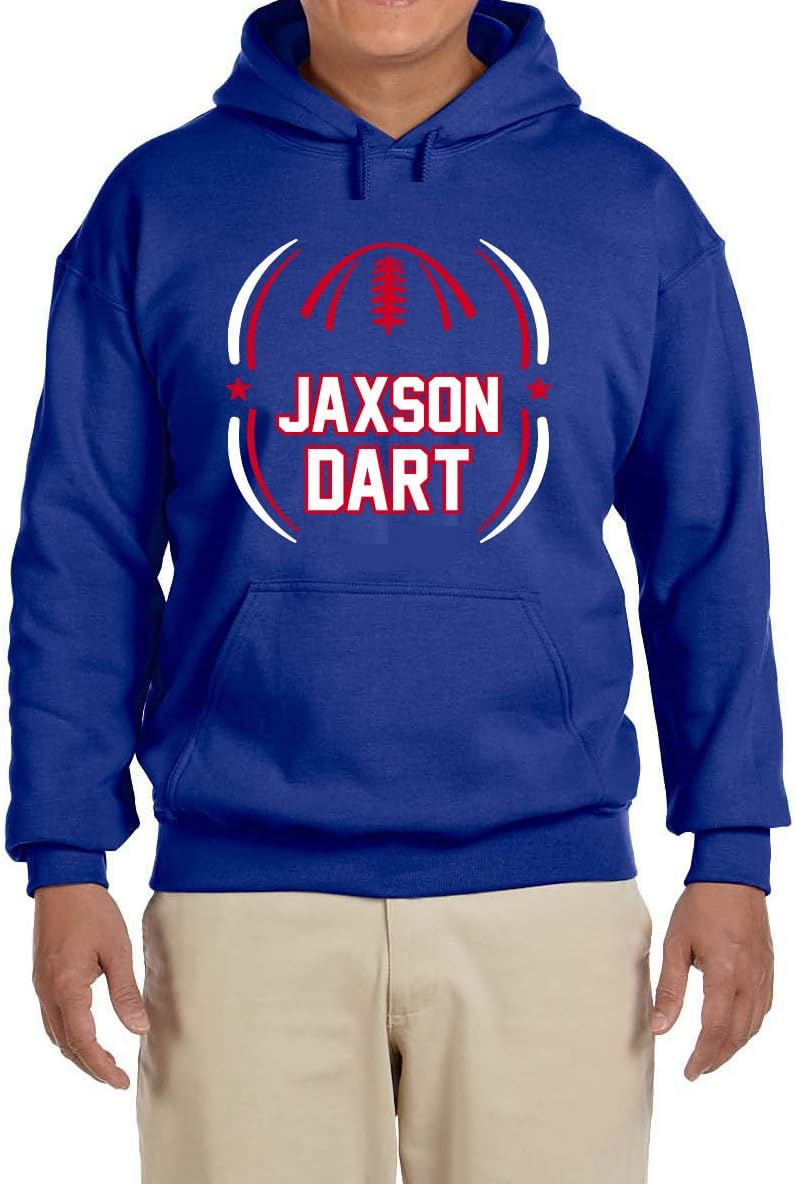 Blue New York Jaxson Dart Logo Hooded Sweatshirt