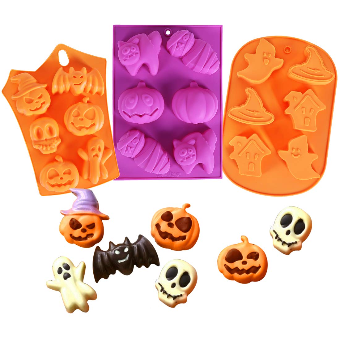 Silicone Heart Diamond Shaped Cake Mold (Purple)