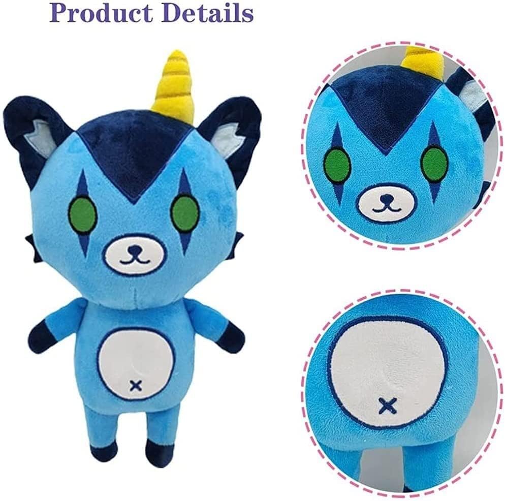 SUMCOSRTER 10.6in Funneh Plushies, Cartoon Cute Soft Stuffed Animal Doll Gift for Children (Funneh Teddy + Rainbow Teddy+ Gold Teddy +Draco Teddy+ Lunar Teddy)