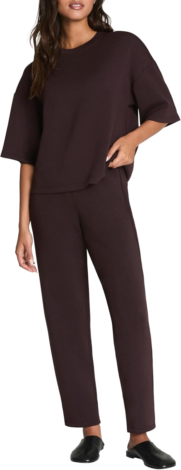 Spanx AirEssentials Slim Straight Pant - Ankle-Length, Relaxed Lounge Trousers - UPF 50+ Protection