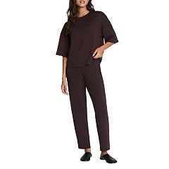 Spanx AirEssentials Slim Straight Pant - Ankle-Length Relaxed Lounge Trousers - UPF 50 Protection