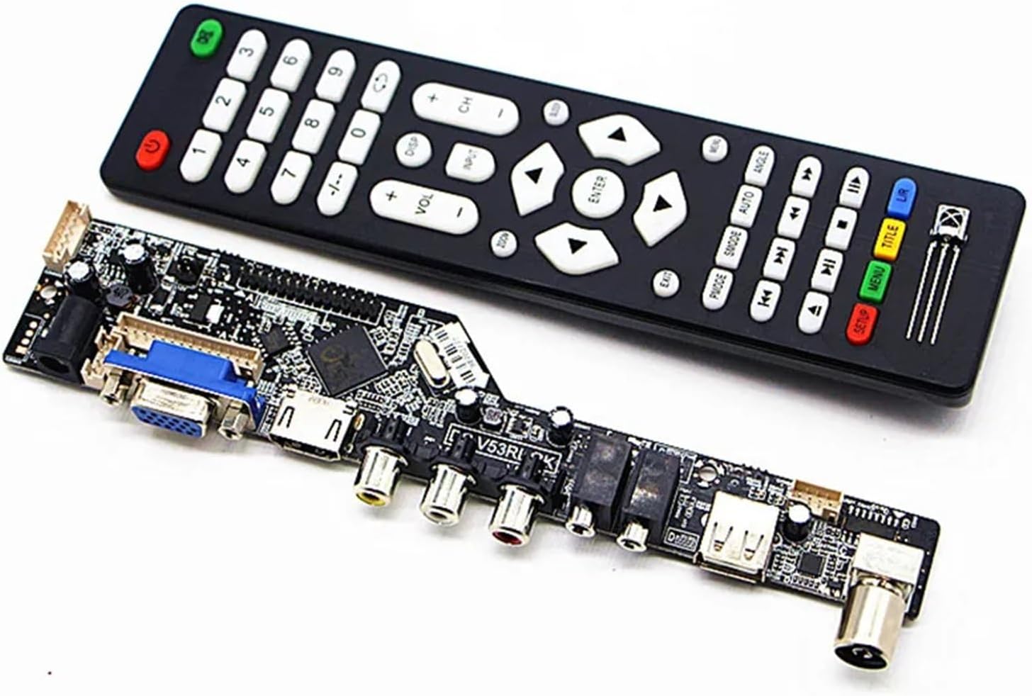 V53 Upgrade V56 V59 Universal LCD TV Controller Driver Board PC/VGA/HDMI/USB Interface