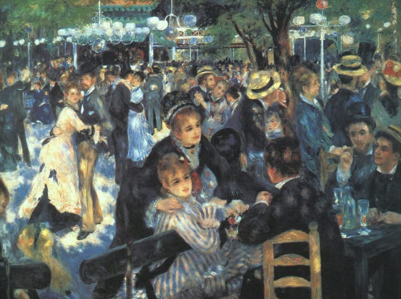 Toile murale Renoir pour décoration salon et grand espace de vie moderne en 60x90cm
