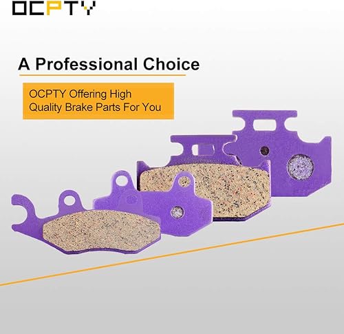 Miniatura 6 de OCPTY Kevlar - Pastillas de freno de fibra de carbono para Suzuki DR350SE 1994 1995 1996 1997 Yamaha WR250Z 1999 2000 2001 2002 2003 2004 2005 2006