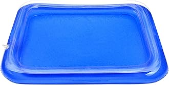 Inflatable Toddler Pool, 24 Inch Rectangular Pink PVC Kiddie Pool for 1-3 Years Old, Includes Repair Patch Kit