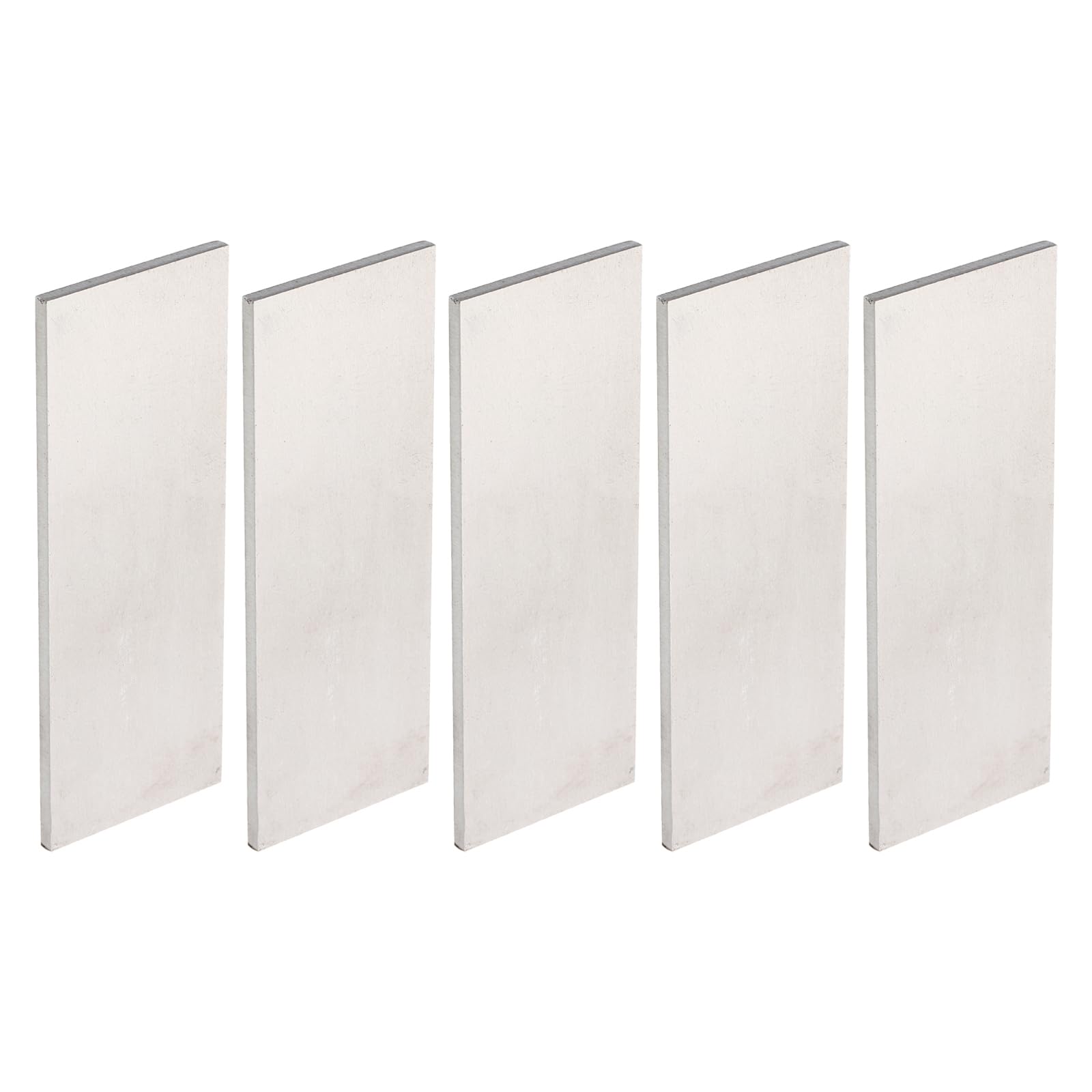 PATIKIL Barra Plana de Acero 1095, 5pcs, 102x38x3mm(L*An*G) Material para Fabricación de Cuchillos para Bricolaje en Blanco Hoja Metal, Profesional y Aficionado Uso, Negro