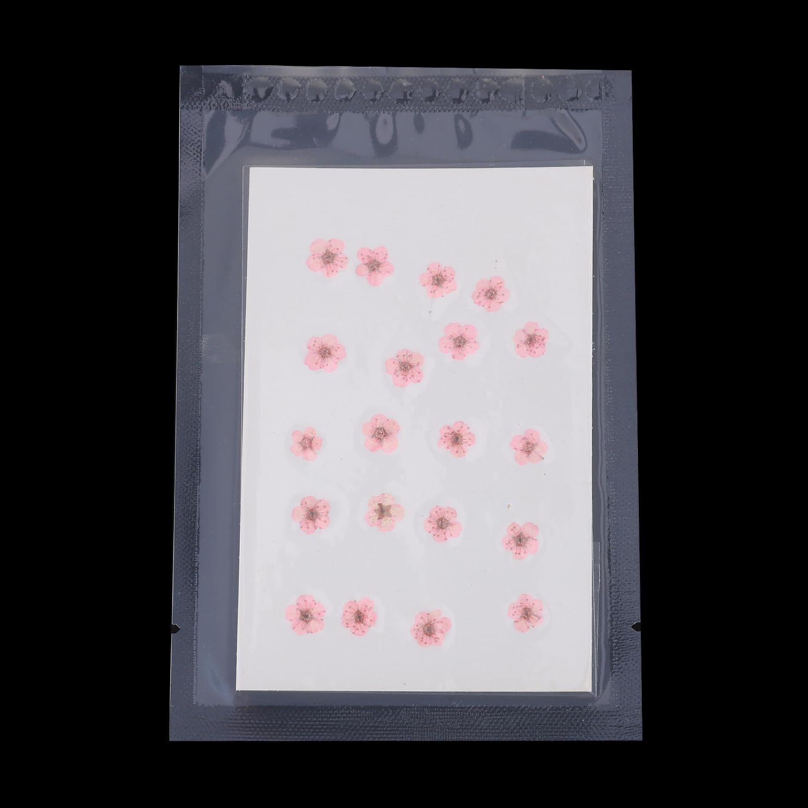 PATIKIL Dried Pressed Flower, 60 Pcs for Resin DIY Crafts Nail Art Cards Scrapbooking Jewelry Making Floral Decors, Light Pink - Image 4