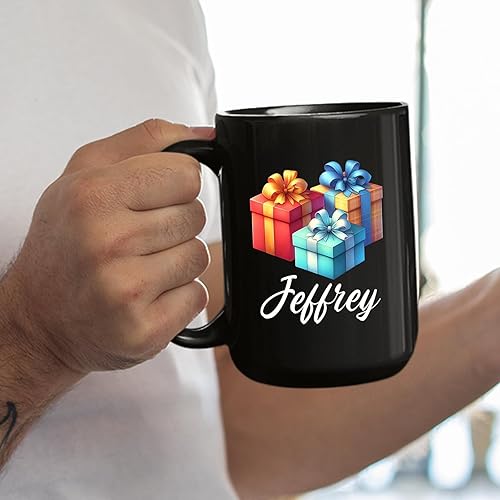 Vista 44 de Taza de café de Navidad personalizada con muñeco de nieve, taza de cerámica de Navidad, taza de Navidad personalizada con nombre, taza de Navidad