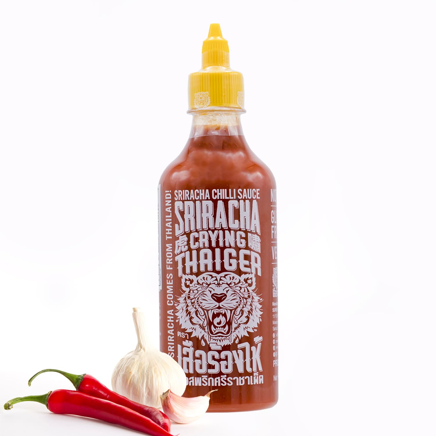 Crying Thaiger 17oz Sriracha Chili Sauce - Classic Thai Hot Sauce, Vegan, Gluten-Free, Non-GMO – Made in Thailand (Pack of 2) image 5