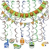 JOYIN Football Hanging Swirl Decorations, Football Touchdown Party Banners, Sport Game Day Party...