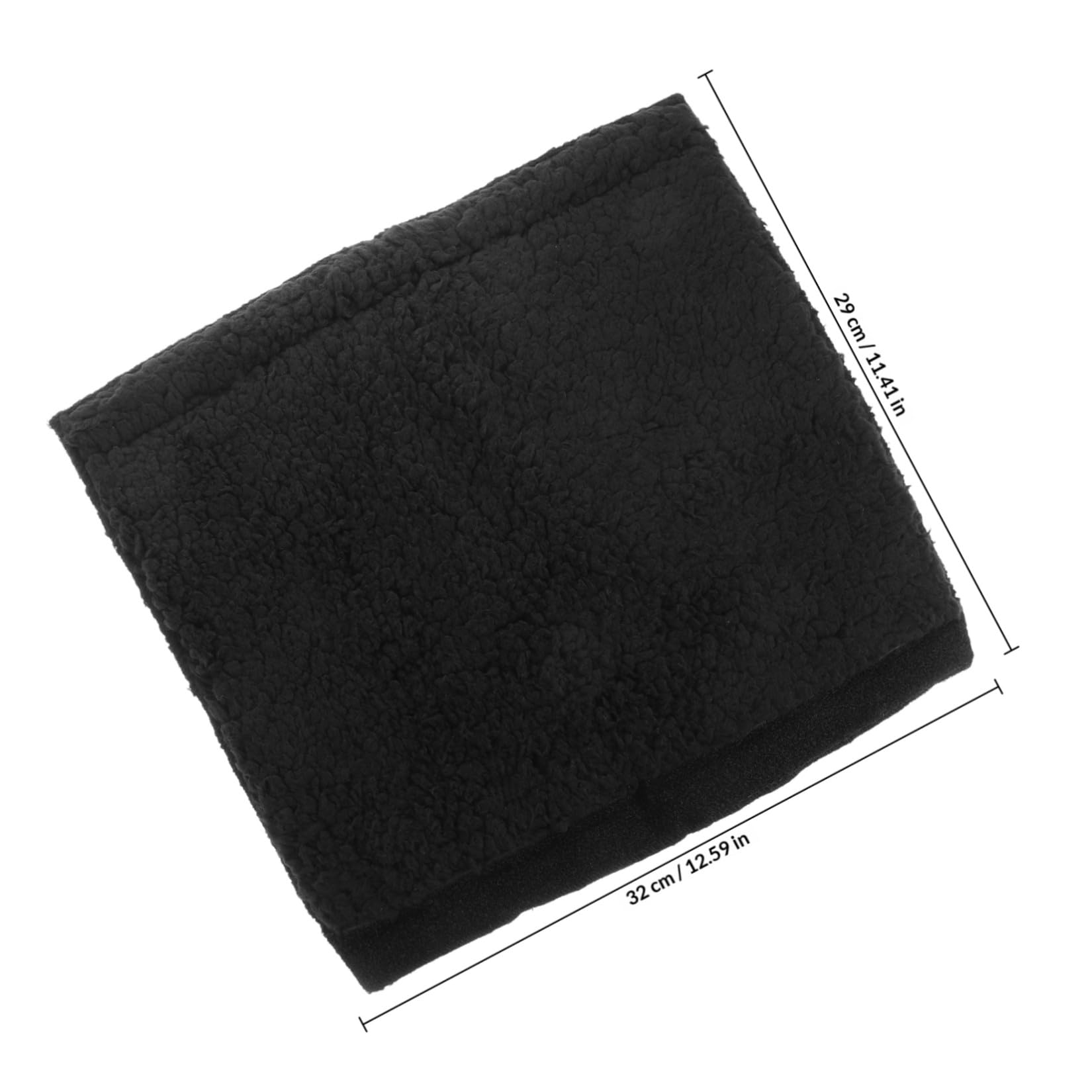 Funda para Repozos de Silla Desmontable de Piel de Oveja Almohadilla Anslizante y de Vellón para Sillas de Oficina Ruedas 1 Par Cojín Cómodo para Alivio