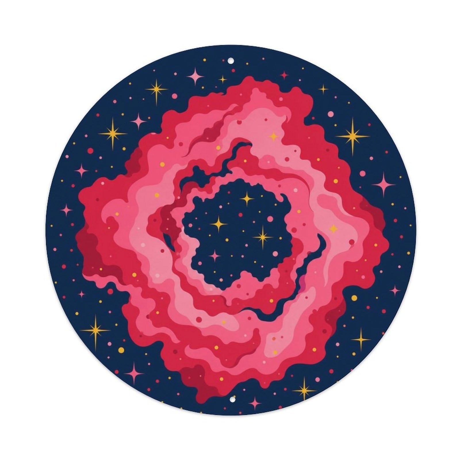 Okngb Style Starry Sky Rosette Nebula Astronomy Chart Orbit Archive Metal Tin Sign Plaque Wall Decor For Cafe, Man Cave, Club Bar, Office, Home Garden Round Metal Poster 8X8inch