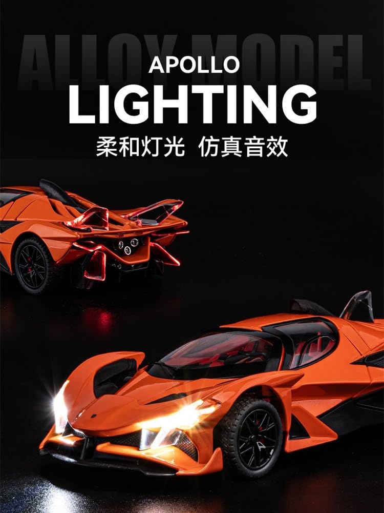Amazon.co.jp: アポロアポロEVOカーモデルスーパースポーツカー合金