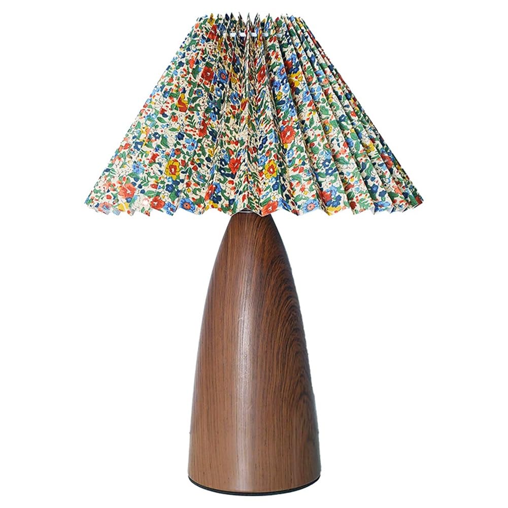 IJSDNVJNDX High End Imitation Wood Grain Retro Table Lamp Bedroom Bedside Decorative Atmosphere Night Light A