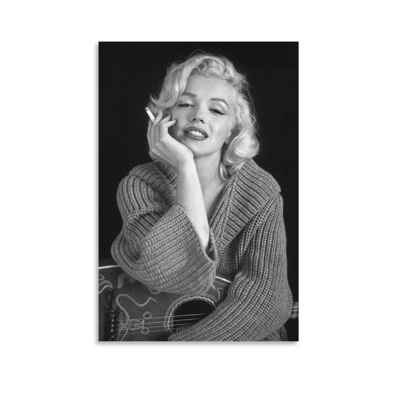 Marilyn Monroe Poster (4) Artworks Canvas Poster Room Aesthetic