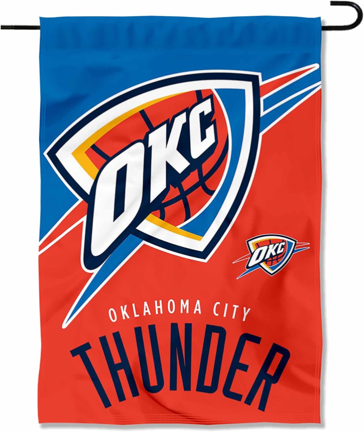 Oklahoma City Thunder Double Sided Garden Flag