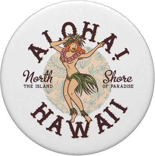 Miniatura 3 de Aloha Hawaii Hula PopSockets PopGrip intercambiable