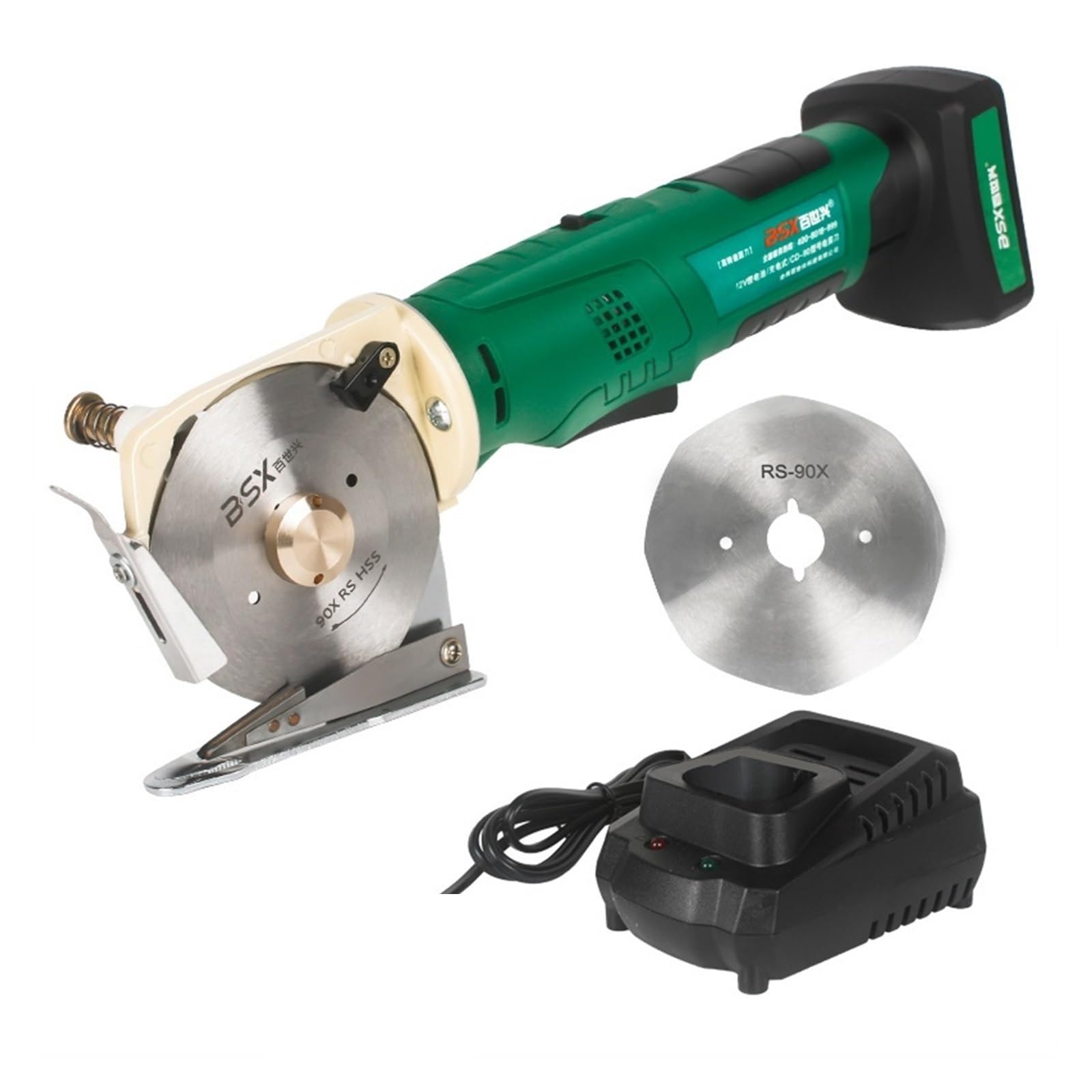 Tijeras Eléctricas con Batería De Litio De 12V, Tela For Tela De Cuero, Corte Eléctrico Inalámbrico, Herramienta De Corte Manual Recargable (Color : 90 4000+4000, Size : Type)