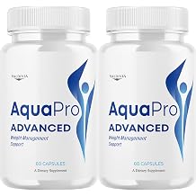 2 Pack Aqua Pro Advanced Capsules - Official Advanced Support Supplement All Natural Premium Formula Daily Support Capsule for Overall Health & Wellness, 120 Capsules for 2 Months